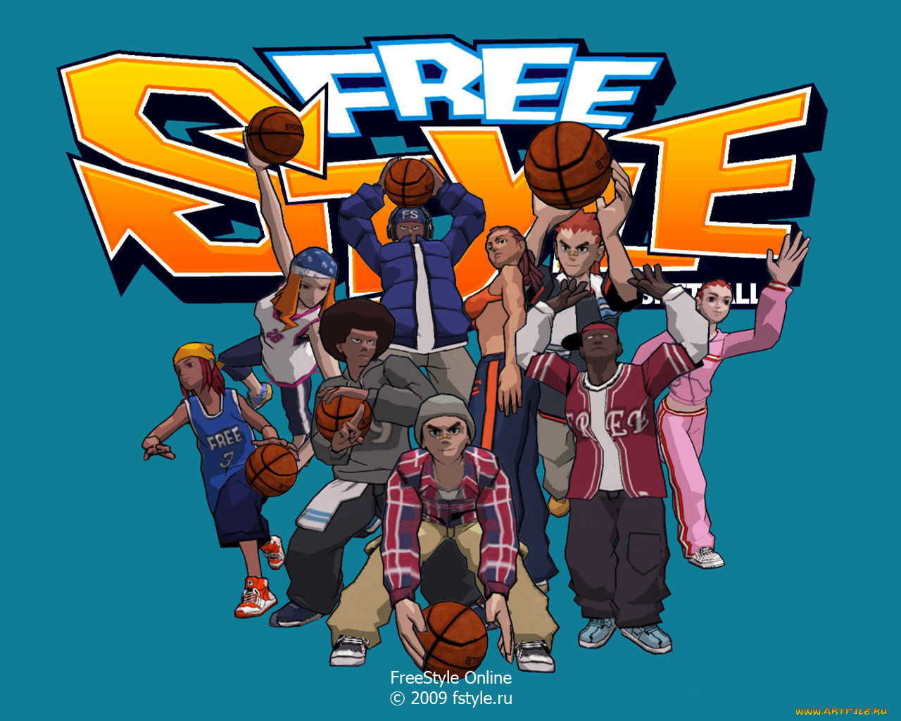 freestyle, street, basketball, , 